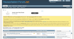 Desktop Screenshot of hausaufgaben-forum.net